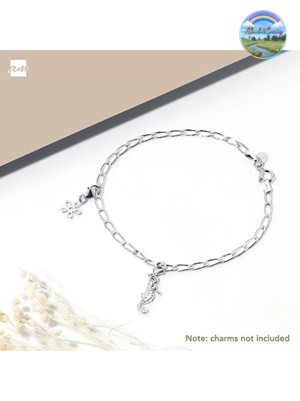 925 Sterling Silver Adjustable Link Chain Bracelet for Charms